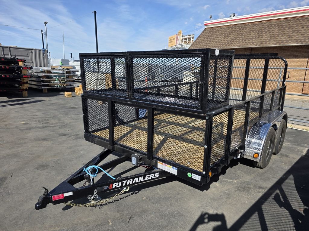 2026 PJ Trailers 7X12 UL 7K with 2' Sides and Land