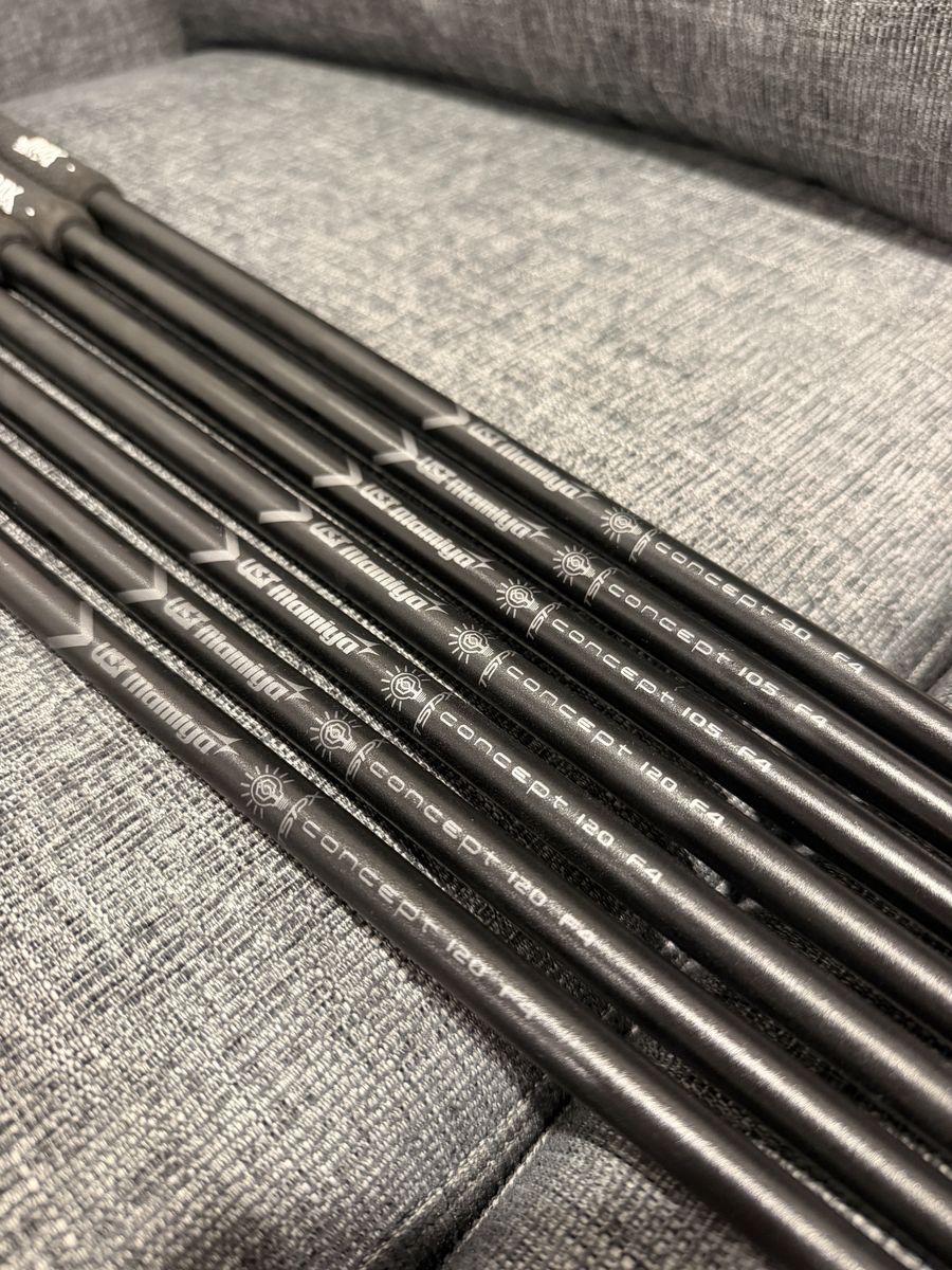 UST Recoil Dart V 90/105/120g F4 Stiff Combo Iron Shaft Set 4-PW 0.355T JMX Grips ~34.5-37” Excellent