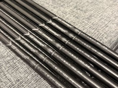 UST Recoil Dart V 90/105/120g F4 Stiff Combo Iron Shaft Set 4-PW 0.355T JMX Grips ~34.5-37” Excellent