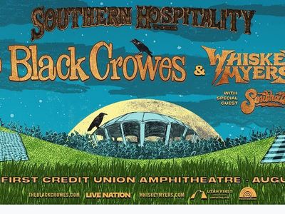 The Black Crowes & Whiskey Myers Concert Tickets - August 13 at Utah First Credit Union Amphitheatre