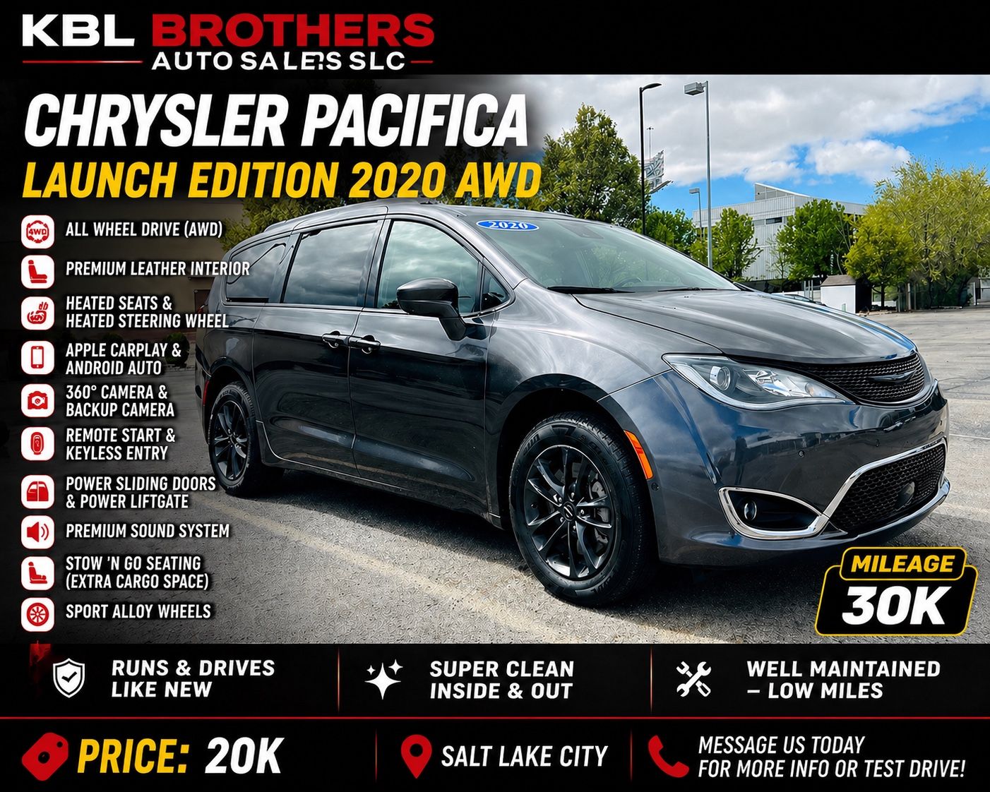 2020 Chrysler Pacifica Launch Edition