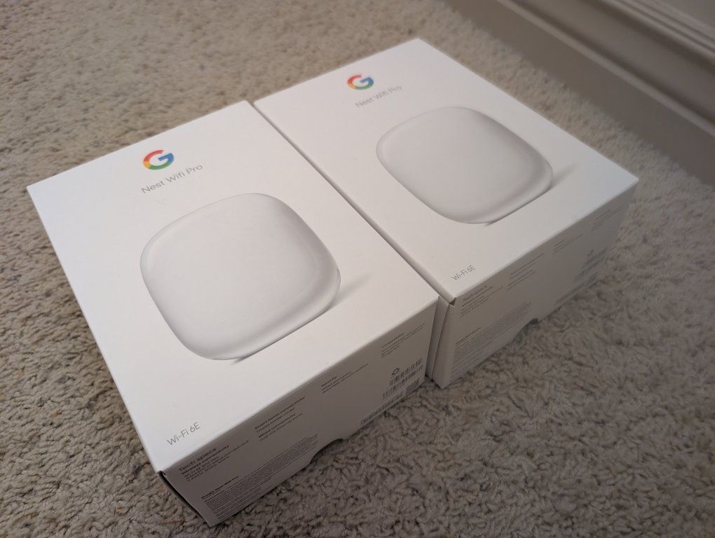NEW Google Nest Wifi Pro 2-Pack – WiFi 6E Mesh Router System