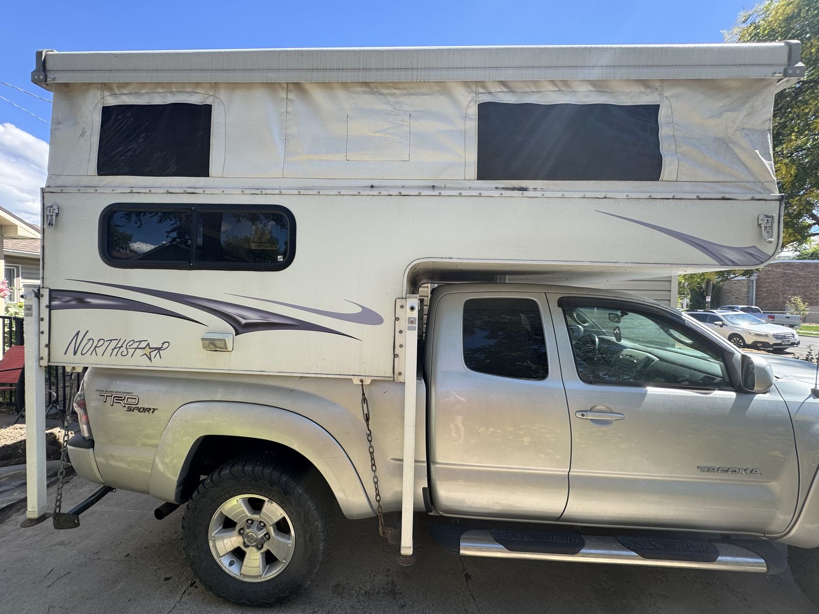 NorthStar 600SS, popup camper fits Tacoma or similar size truck