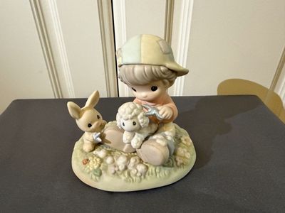 Precious Moments Shear Happiness And Hare Cuts Figurine 539910