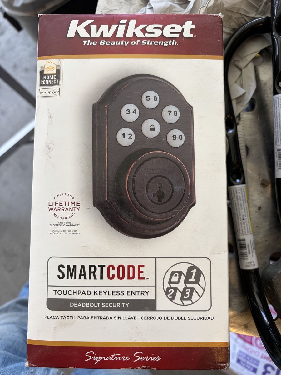 Kwikset smartcode deadbolt touchpad keyless entry