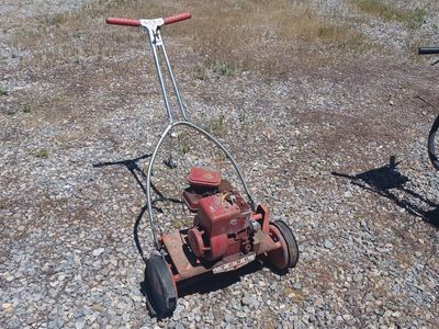 Vintage reel mower. Toro
