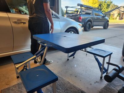 Children's portable picnic table