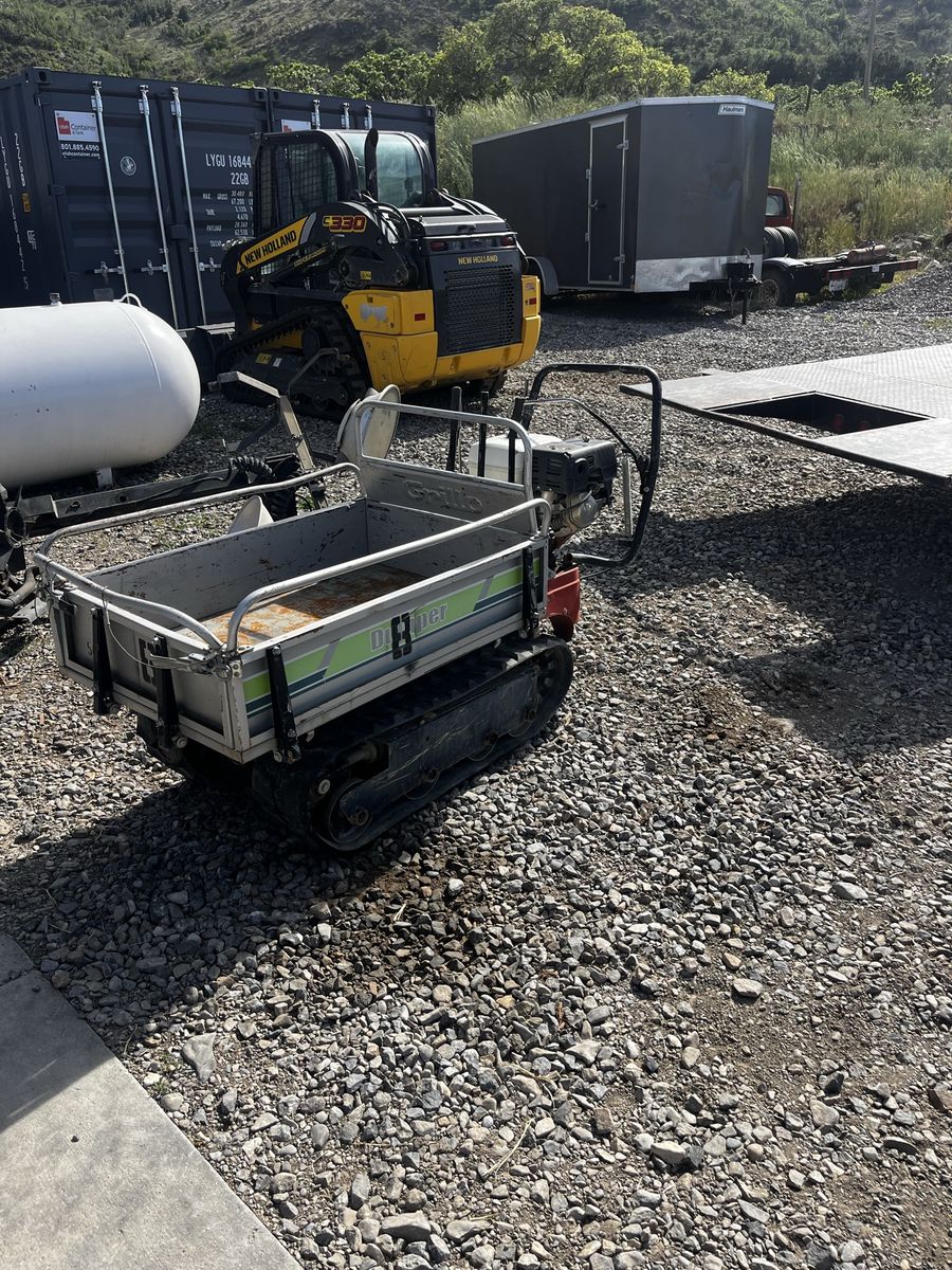Honda powered tracked wheel barrow