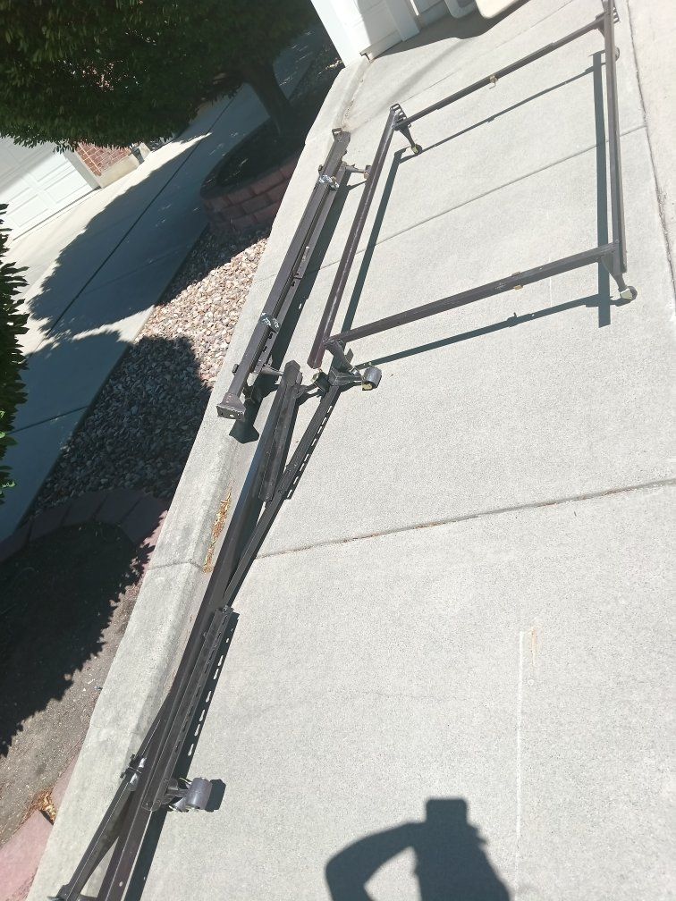 Metal Bed Frames with Wheels - Adjustable, Sturdy Support for Mattress & Box Spring