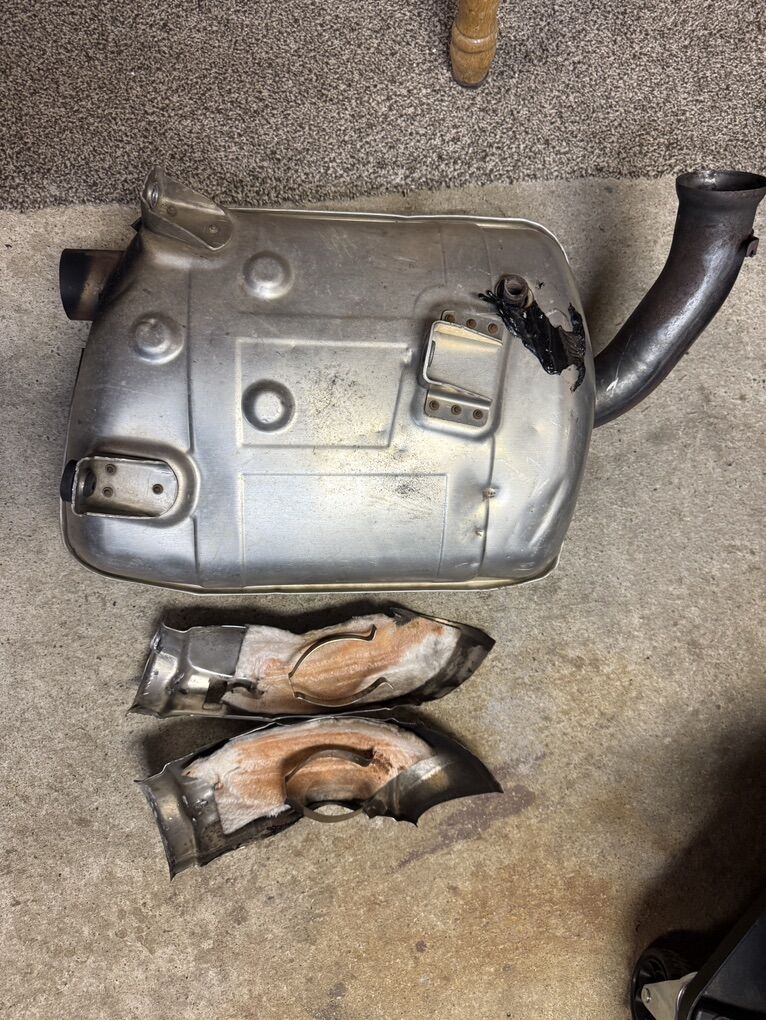 Ski Doo 850 Exhaust Can And Heat Shield