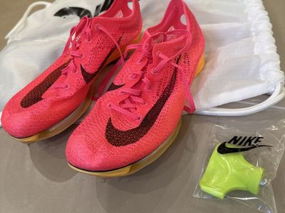 Nike Air Zoom Track & Field Spikes - Women's Size 6 - Hot Pink, Includes Bag & Cleat Tool