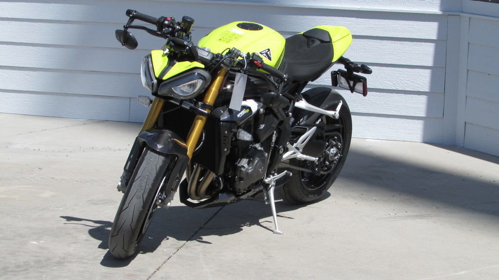 2026 Triumph Speed Triple 1200 RX Triumph Performance Yellow