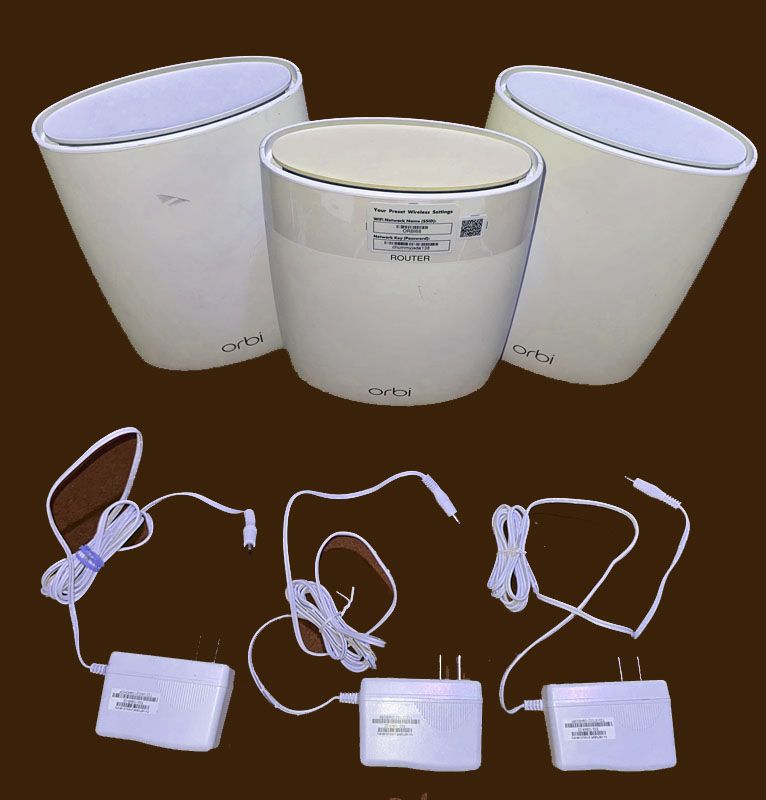 Orbi WiFi Router RBR50v2 with 2 Satellites (RBS50v2+RBS50v2)