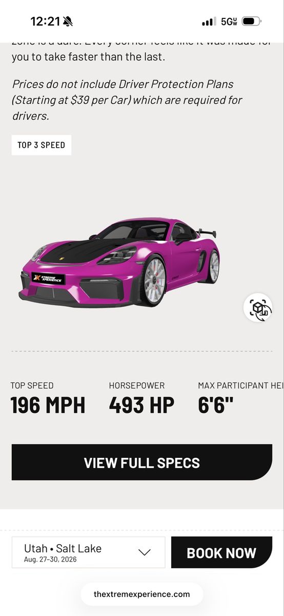 Xtreme Xperience Porsche 718 Cayman GT4 RS SOLD OUT