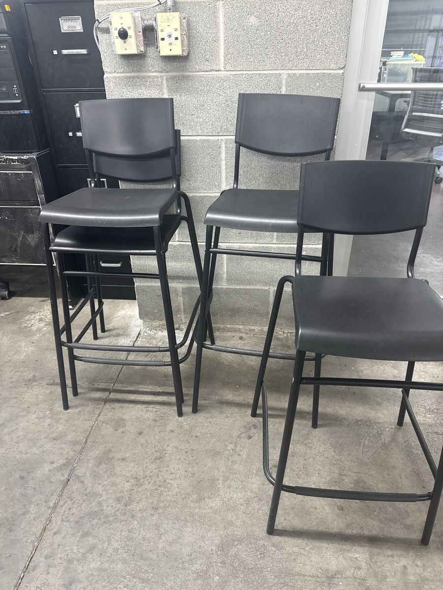 Black stools