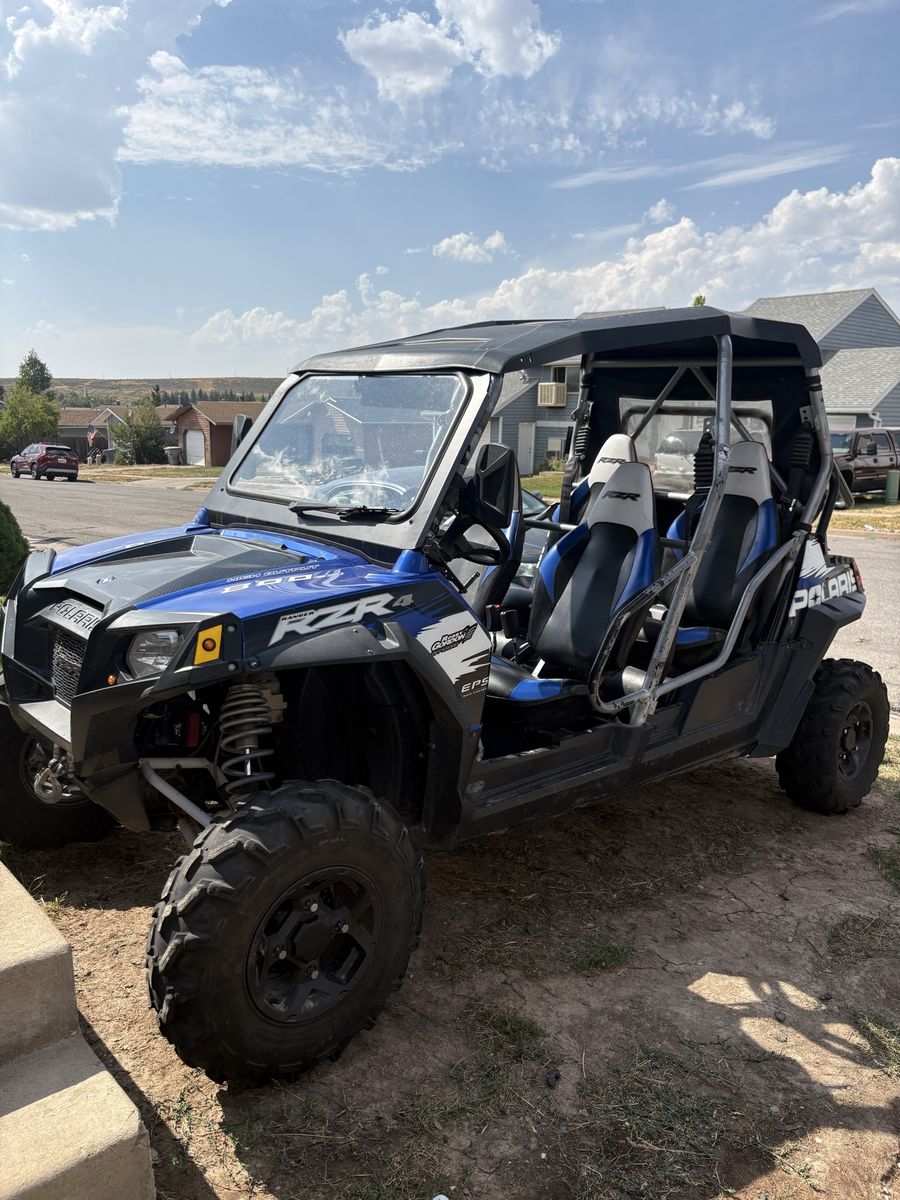Polaris Ranger RZR 4 800 Side-by-Side UTV Blue/Black