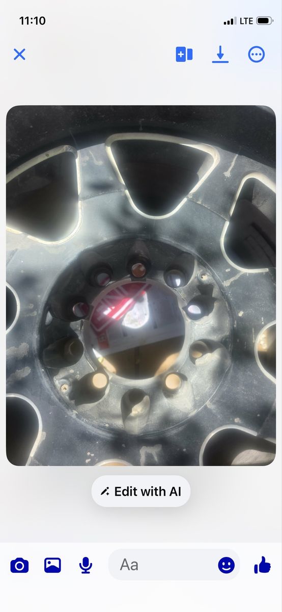 Chrome wheels universal lug fits anything  10 hole