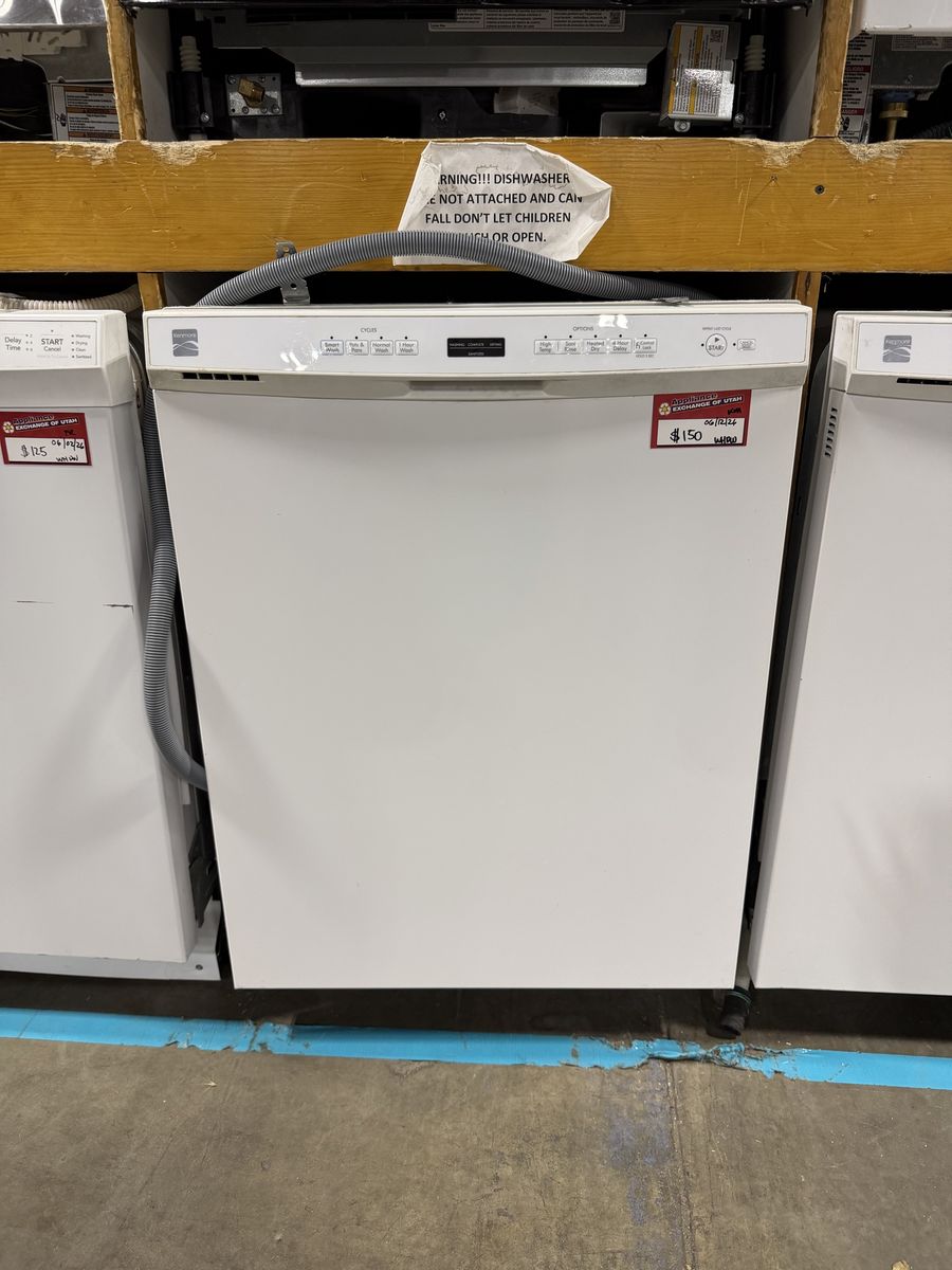 Great Kenmore White Built-In Dishwasher, Standard Capacity