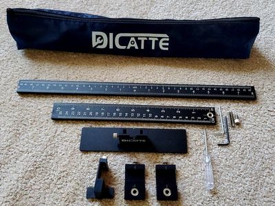 DICATTE Precision Woodworking Marking Ruler Set