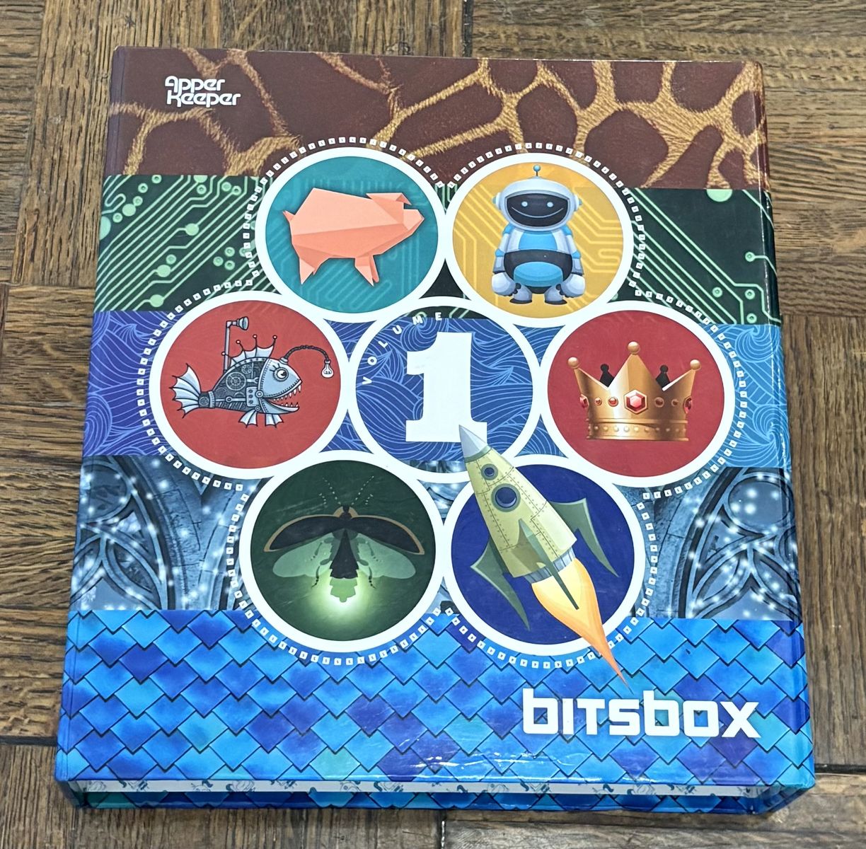 Bitsbox Apper Keeper Volume 1 Kids Coding Binder & Activity Cards Set