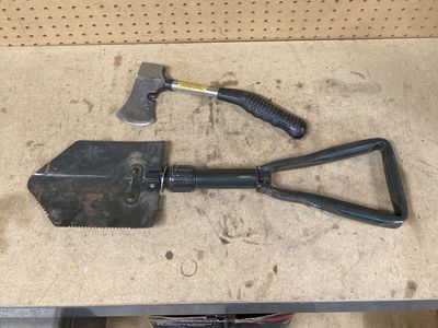 Hatchet and shovel