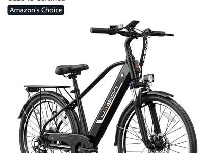 Jasion Roamer/ST Electric Bike for Adults, 26" Ebike 1200W Removable Battery, 28MPH 40-62 Miles