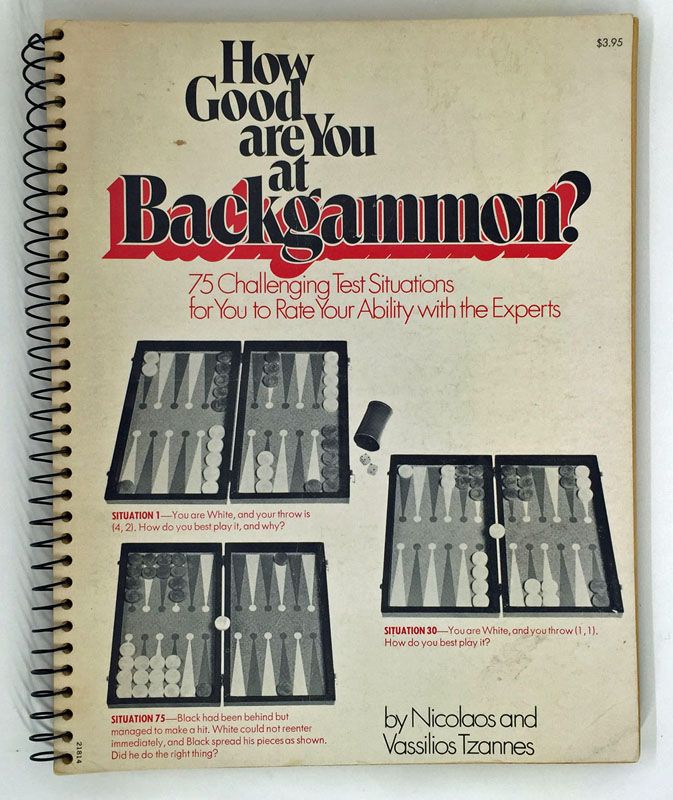 Vintage Book - How Good Are You At Backgammon? 1974 Edition