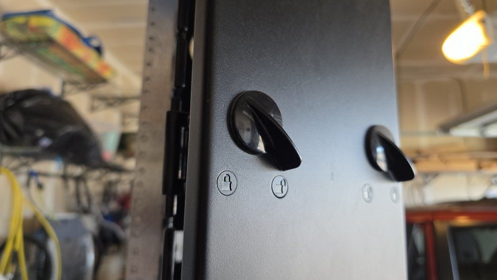 44U network server rack 2 post with cable manager