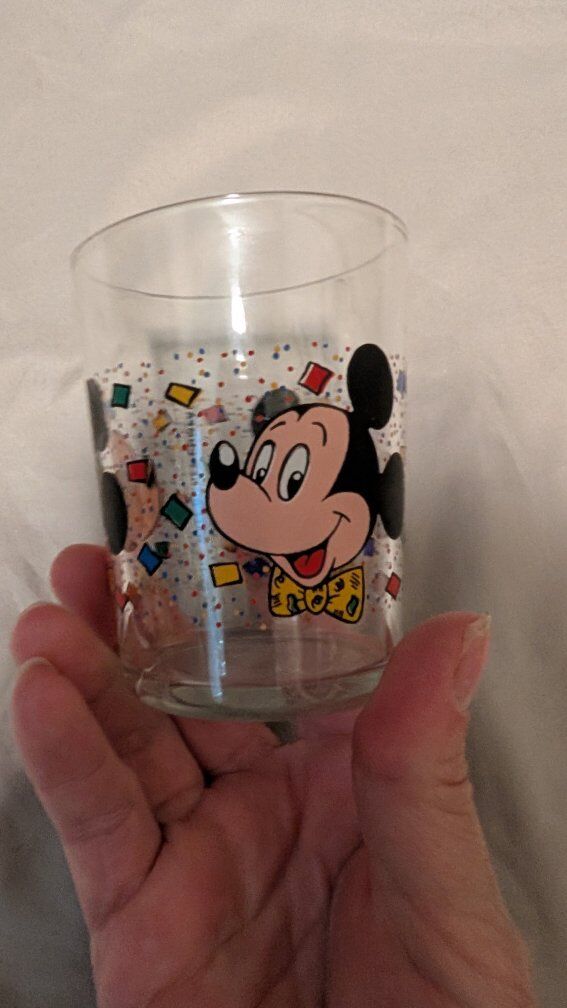 Vintage Disney Mickey Mouse Glass.

In great condi