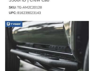 TYGER ARMOR CHEVY/GMC RUNNING BOARDS KIT