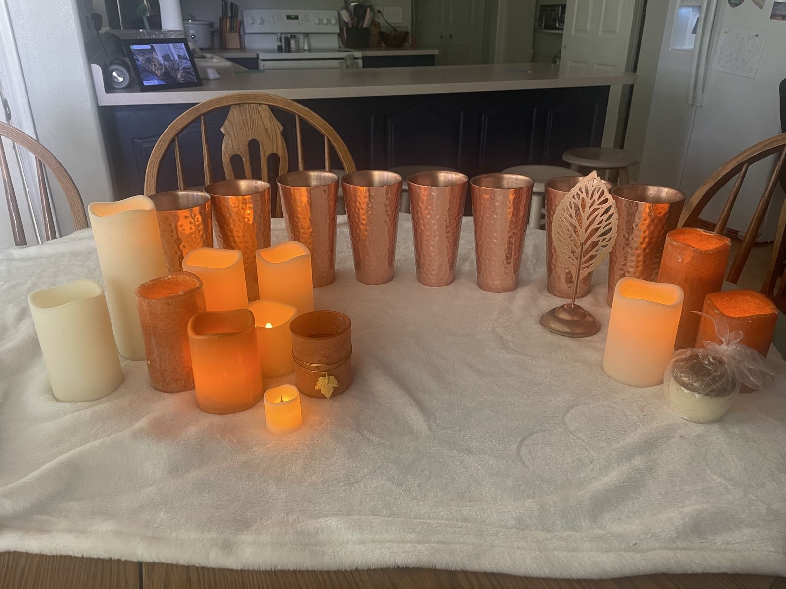 Autumn wedding decor.