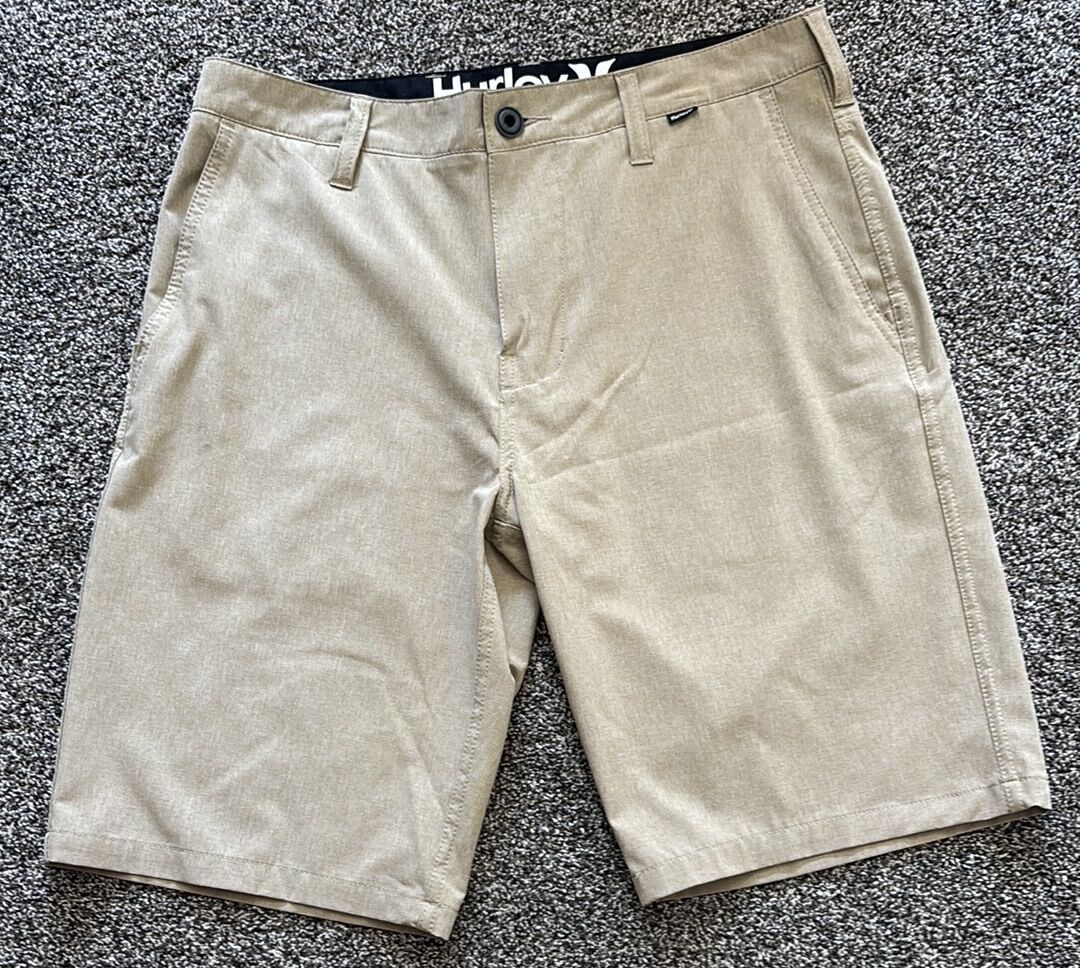 NEW! Hurley Phantom Tan/Beige Shorts- Size 30