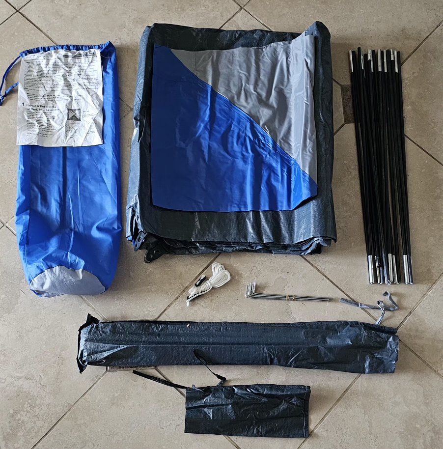 7x7 3 Person Exxel Outdoors Tent