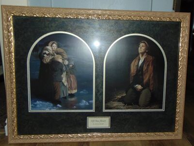 LDS Mormon Liz Swindle "Of One Heart" artwork Framed