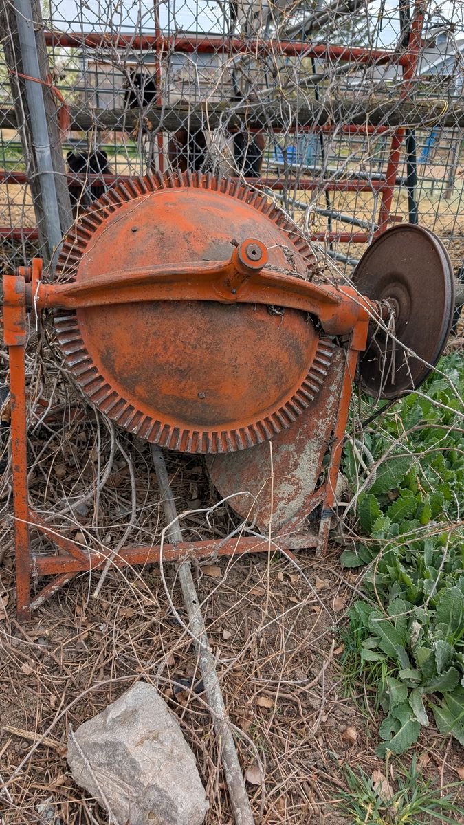 CEMENT MIXER........REASONABLE OFFERS CONSIDERED