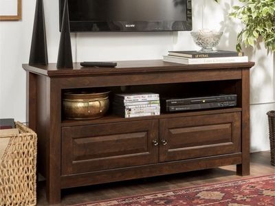 International concepts Entertainment/TV stand with 2 -Door.