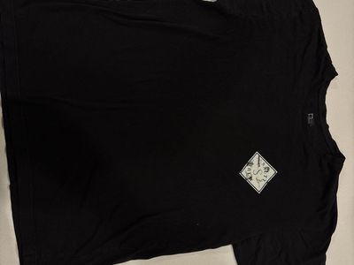 Salty Crew Men's Graphic Short Sleeve T-Shirt Size Large Black 100% Cotton