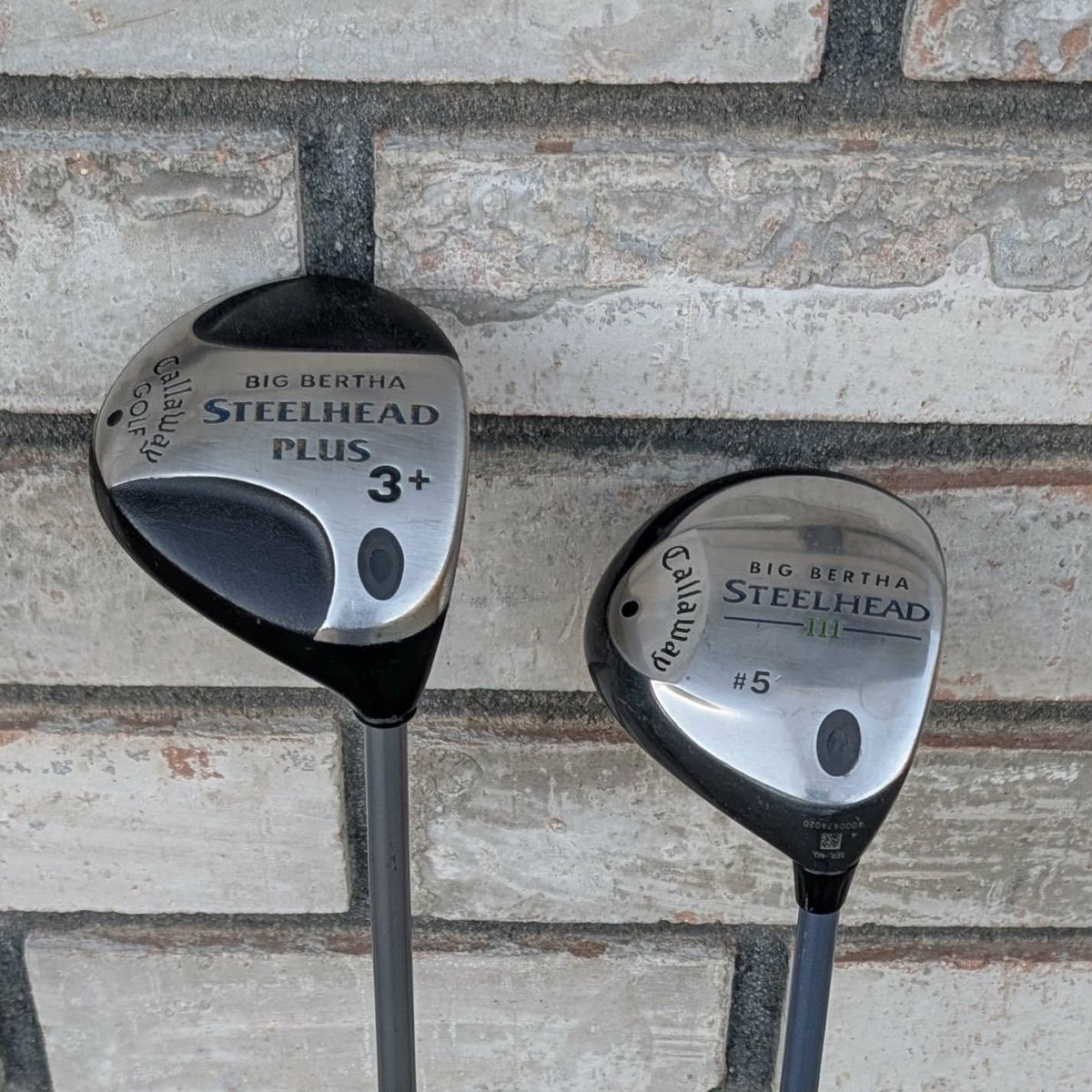 Callaway Steelhead 3 and 5 woods