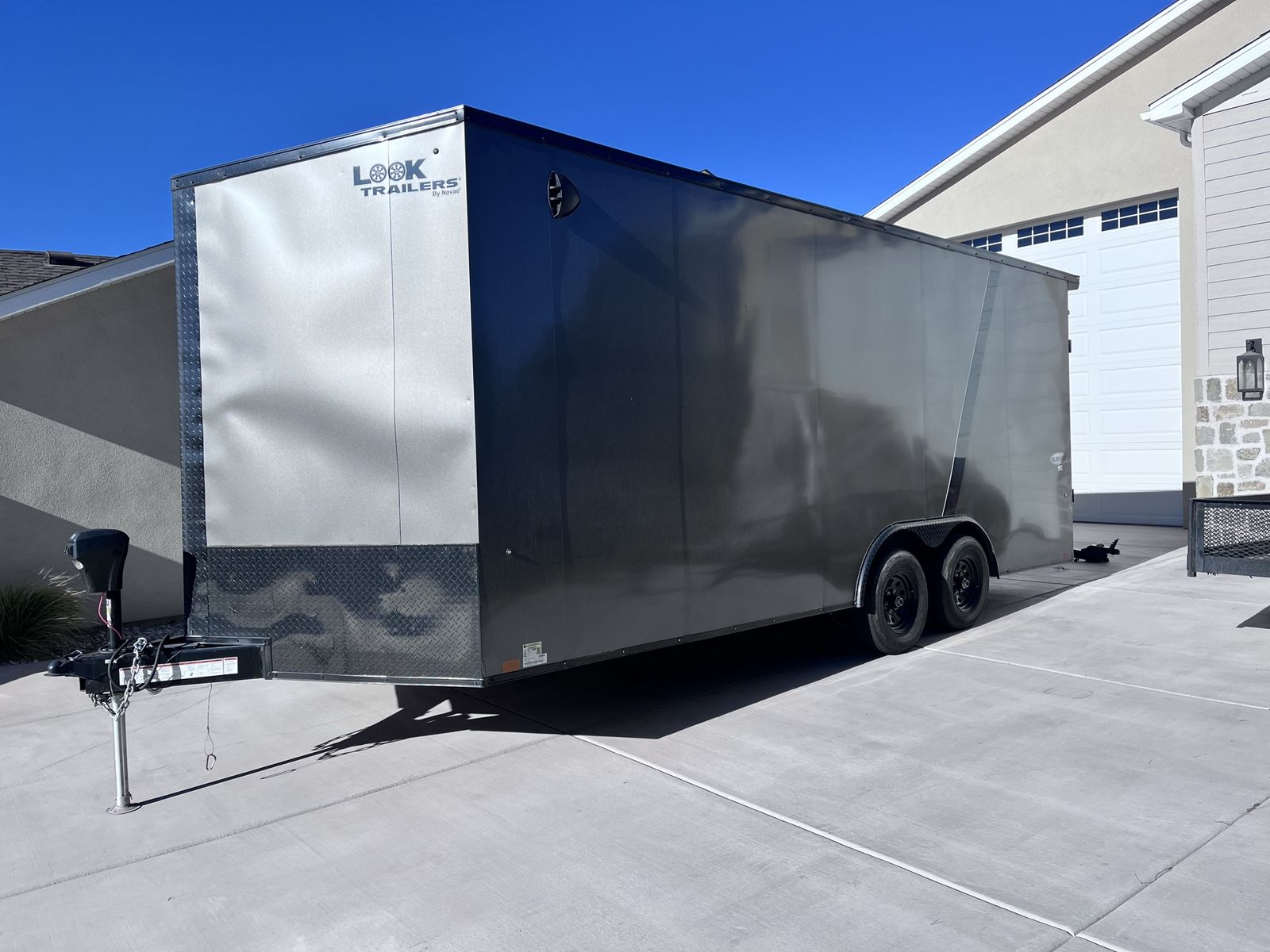 LOOK Trailers 8.5x20 Enclosed Cargo Trailer - 7.5' Interior Height, Finished Interior