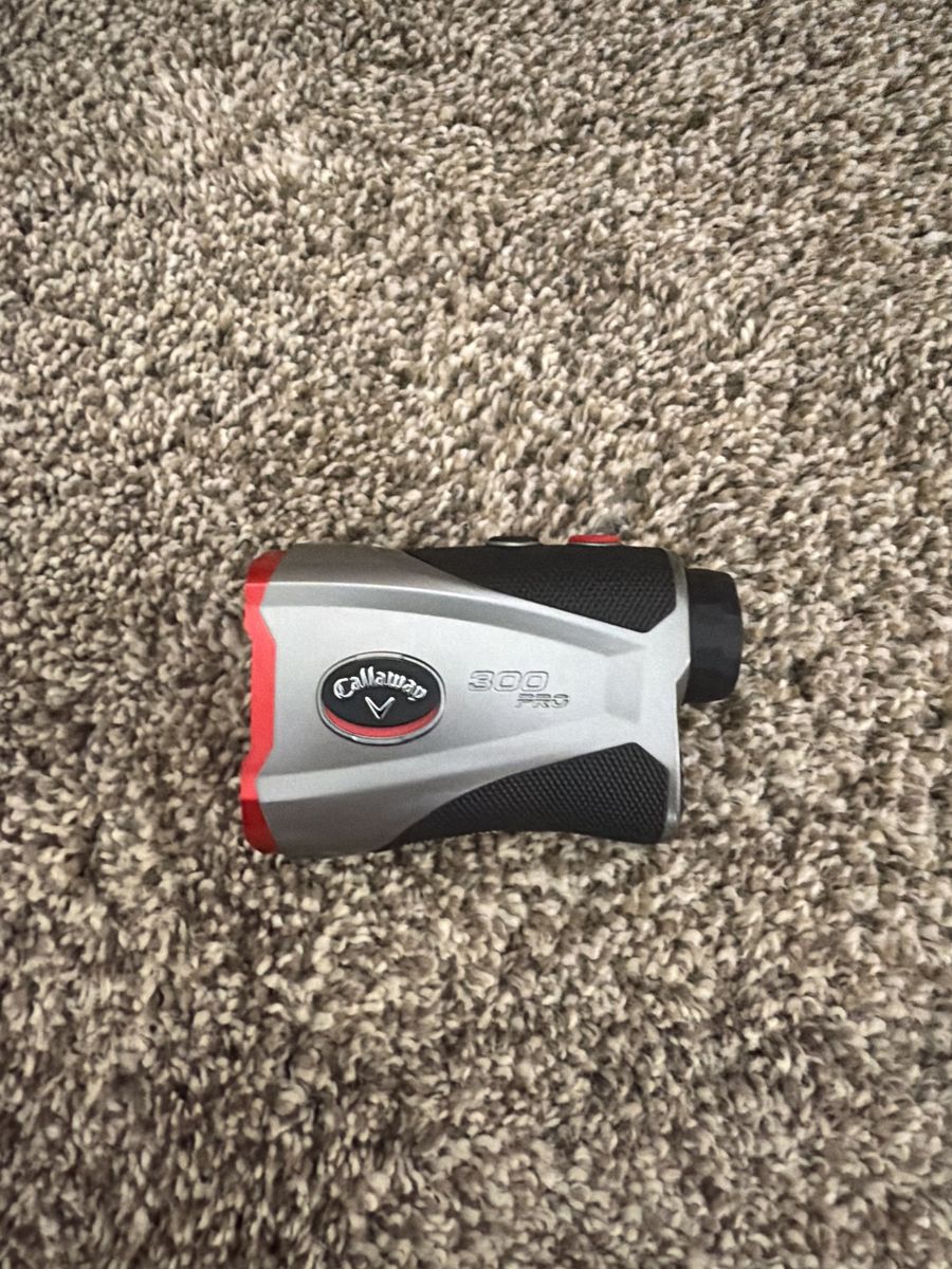Callaway 300 Pro Golf Laser Rangefinder with Slope Compensation - Gray/Red