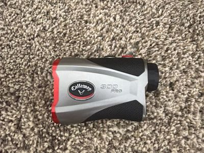 Callaway 300 Pro Golf Laser Rangefinder with Slope Compensation - Gray/Red
