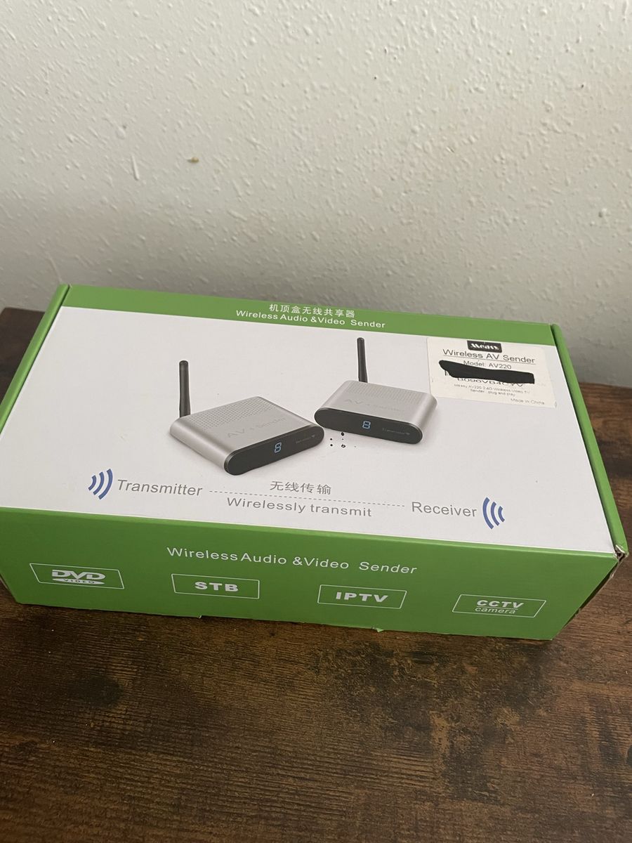 Weasy AV220 Wireless Audio & Video Sender Transmitter and Receiver