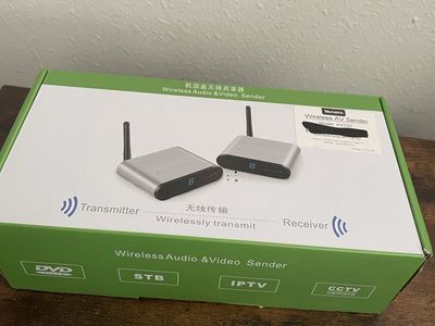 Weasy AV220 Wireless Audio & Video Sender Transmitter and Receiver