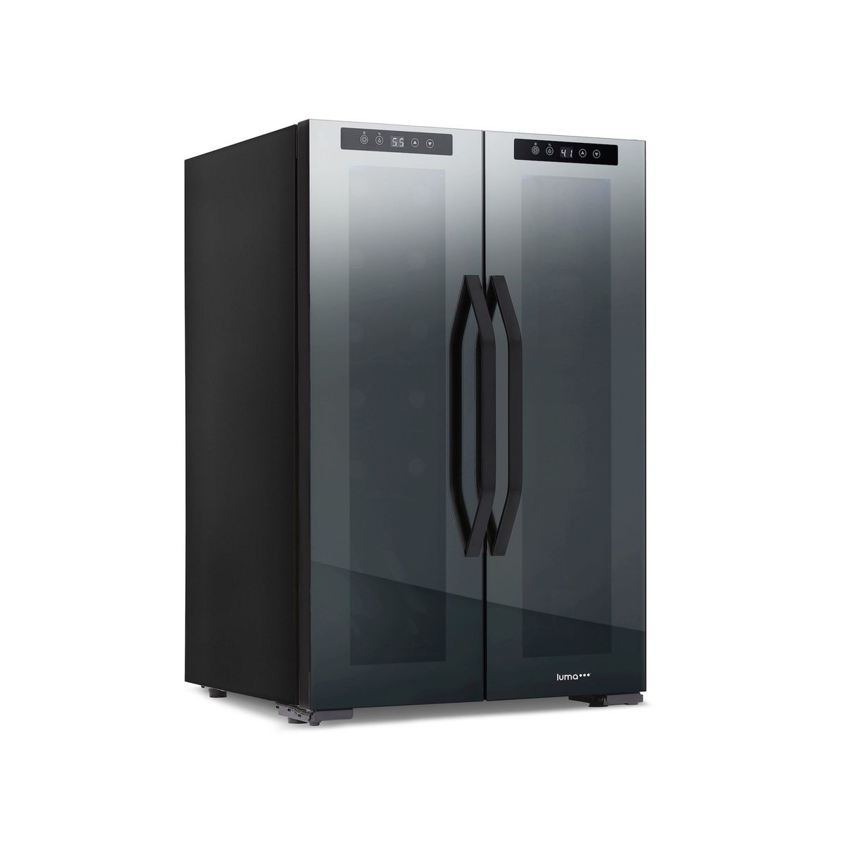 NEW Luma Comfort Shadow Series Wine Cooler Refrigerator 12 Bottle & 39 Can Dual Temperature Zones