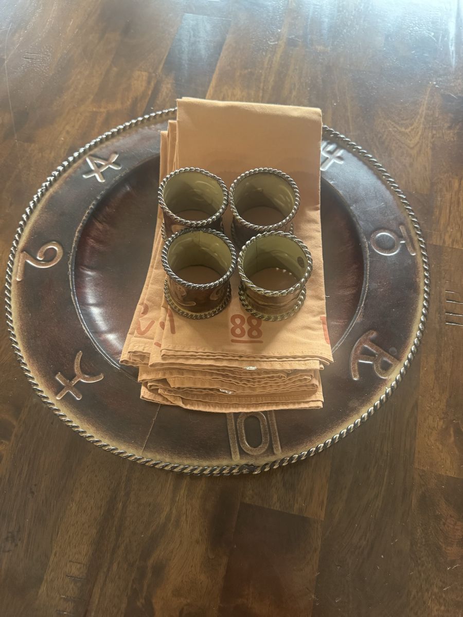 Cowboy Living (4) Piece Dinner Set New Yellowstone