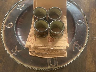 Cowboy Living (4) Piece Dinner Set New Yellowstone