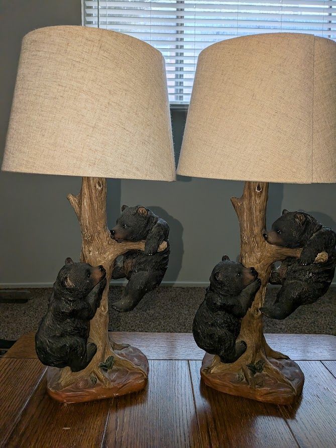 Bear Lamp Desk/Nightstand