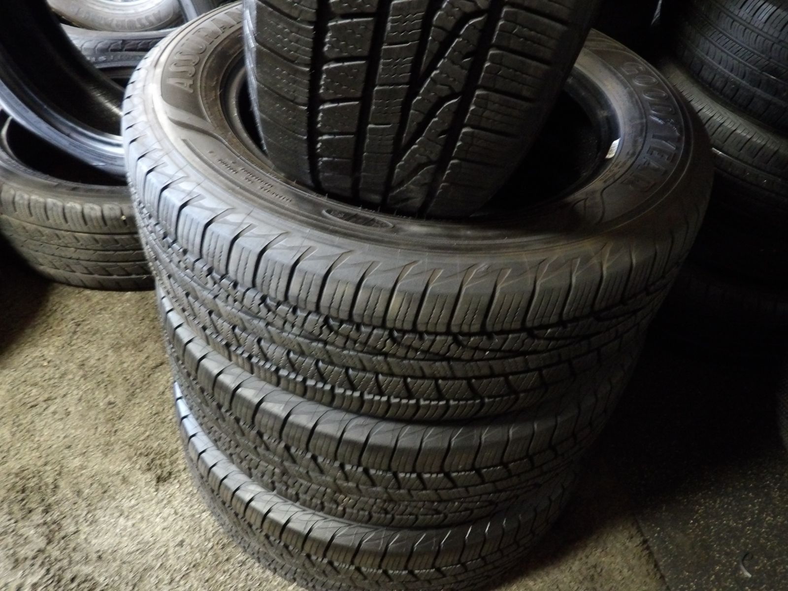 225/60R17 GOODYEAR WEATHER READY SET OF USED TIRES