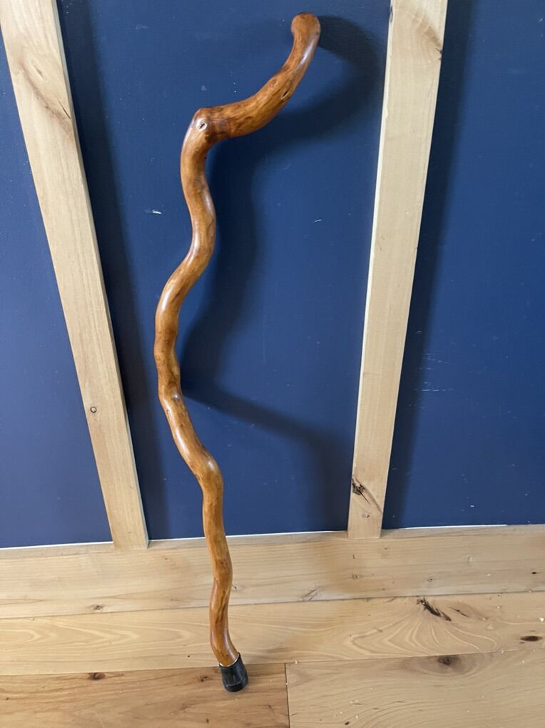 Twisted And Curved Natural Walking Stick Or Cane