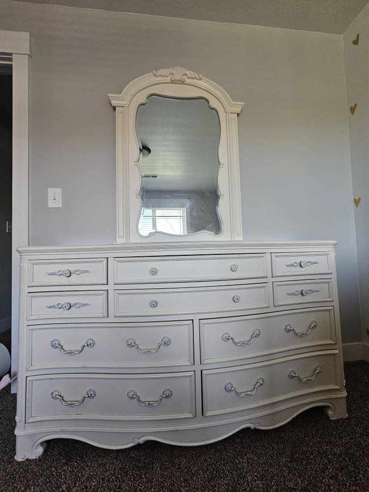 Dresser and Mirror